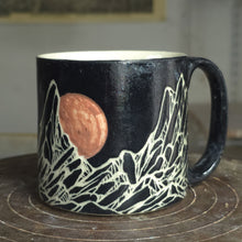 Load image into Gallery viewer, Mountains Mug Black