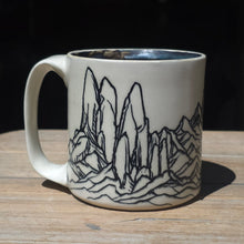 Load image into Gallery viewer, Mountains Mug White