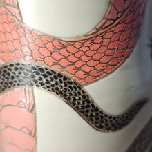 Load image into Gallery viewer, Twisted serpents porcelain vase
