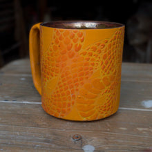Load image into Gallery viewer, Field Orange snake mug
