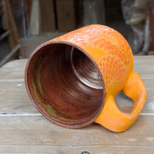 Load image into Gallery viewer, Field Orange snake mug
