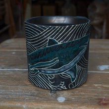 Load image into Gallery viewer, Tiger Shark and Waves Mug
