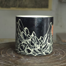 Load image into Gallery viewer, Mountains Mug Black

