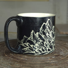 Load image into Gallery viewer, Mountains Mug Black

