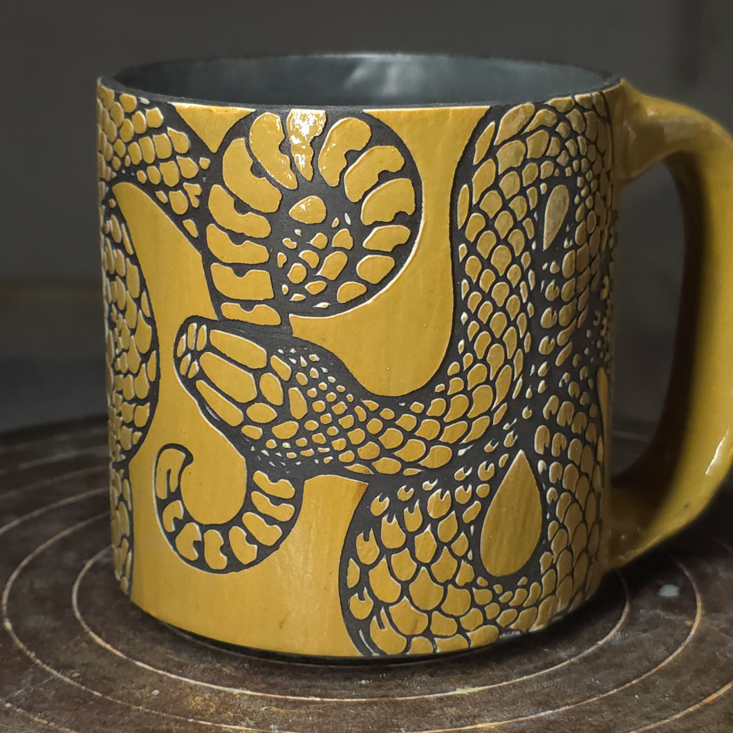 plants and snakes mug Snake Mug Desert – Brookhart Ceramics