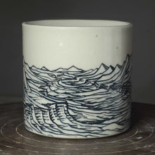Load image into Gallery viewer, Mountains Mug White 1

