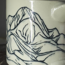 Load image into Gallery viewer, Mountains Mug White 2
