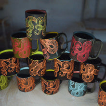 Load image into Gallery viewer, Snake Mug Pre-Sale Neon Collection
