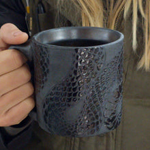 Load image into Gallery viewer, Snake Mug Pre-Sale Black
