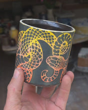 Load and play video in Gallery viewer, Desert sunset snake mug

