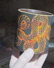Load and play video in Gallery viewer, Desert sunset snake mug
