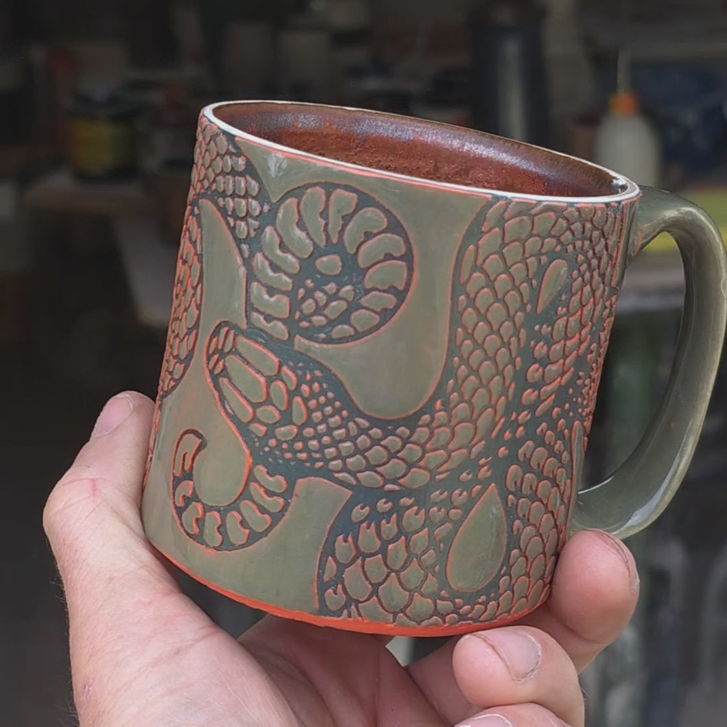 Snake Mug Pre-Sale Earth Tones